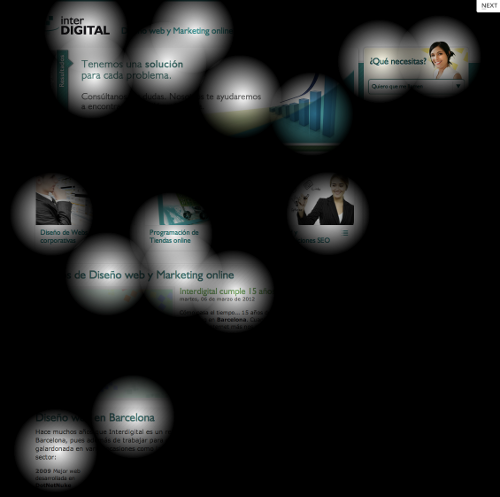 Analisis feng-gui web de Interdigital