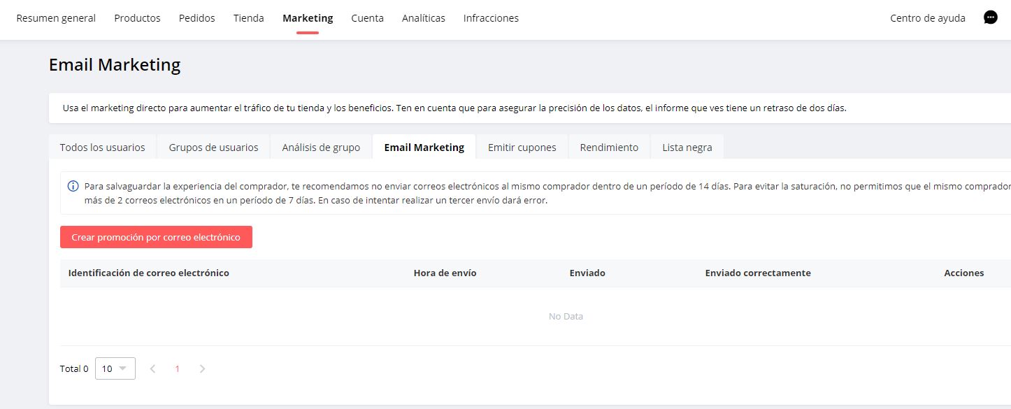 email marketing aliexpress